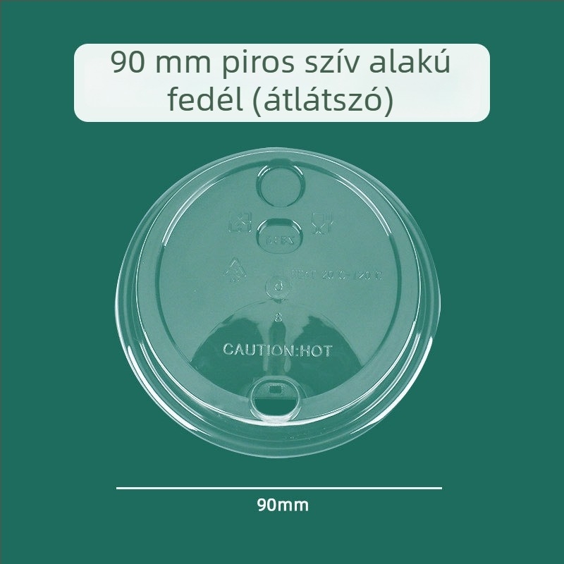Ding Shan 90 mm átmérőjű U-formájú tej-tea pohár, egyszer használatos műanyag pohár gyümölcs- és italokhoz, injekciós öntés, kapacitás 500–700 ml, testreszabható logó nyomtatás