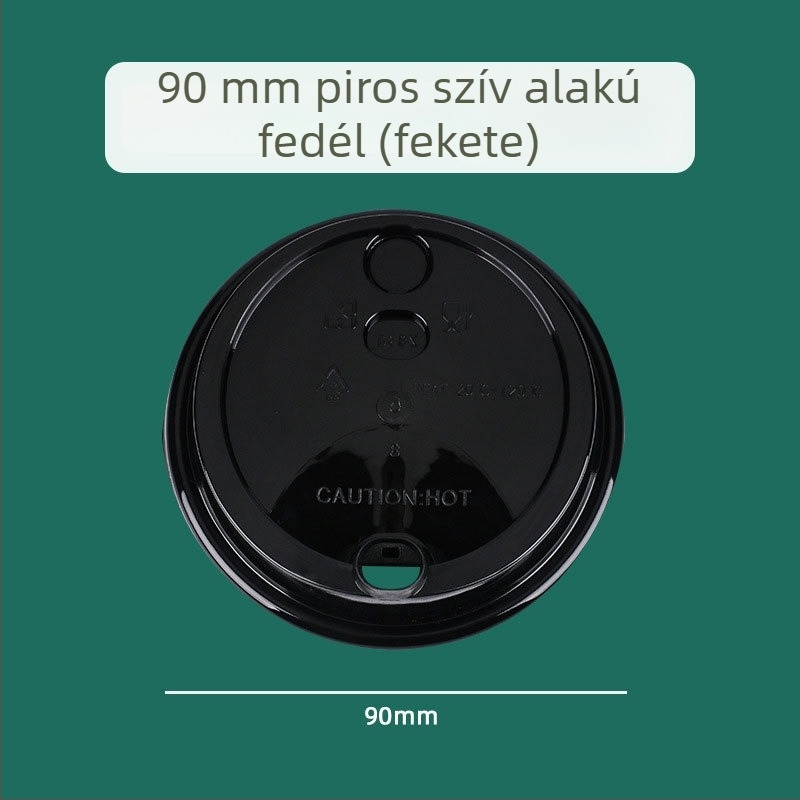 Ding Shan 90 mm átmérőjű U-formájú tej-tea pohár, egyszer használatos műanyag pohár gyümölcs- és italokhoz, injekciós öntés, kapacitás 500–700 ml, testreszabható logó nyomtatás