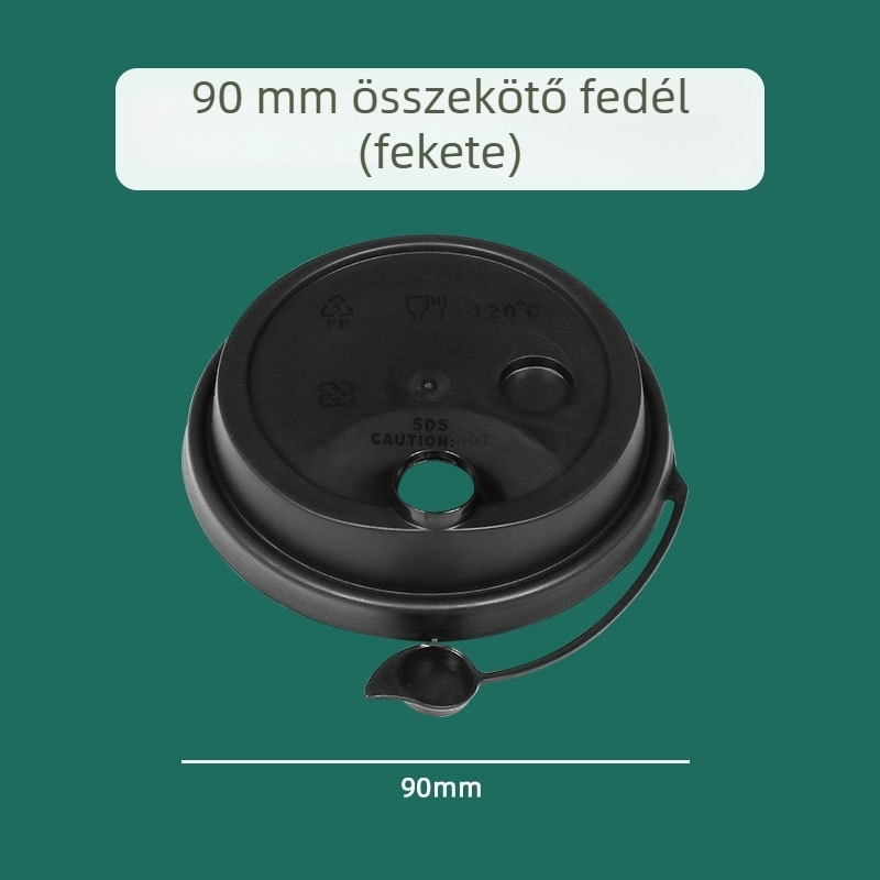 Ding Shan 90 mm átmérőjű U-formájú tej-tea pohár, egyszer használatos műanyag pohár gyümölcs- és italokhoz, injekciós öntés, kapacitás 500–700 ml, testreszabható logó nyomtatás