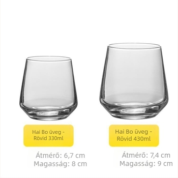 Collins pohár koktélokhoz, Mojito pohár, ólommentes kristályüveg, 1000 ml felett, modern minimalista Bloom-stílus
