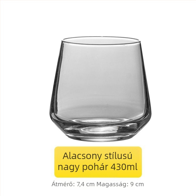 Collins pohár koktélokhoz, Mojito pohár, ólommentes kristályüveg, 1000 ml felett, modern minimalista Bloom-stílus
