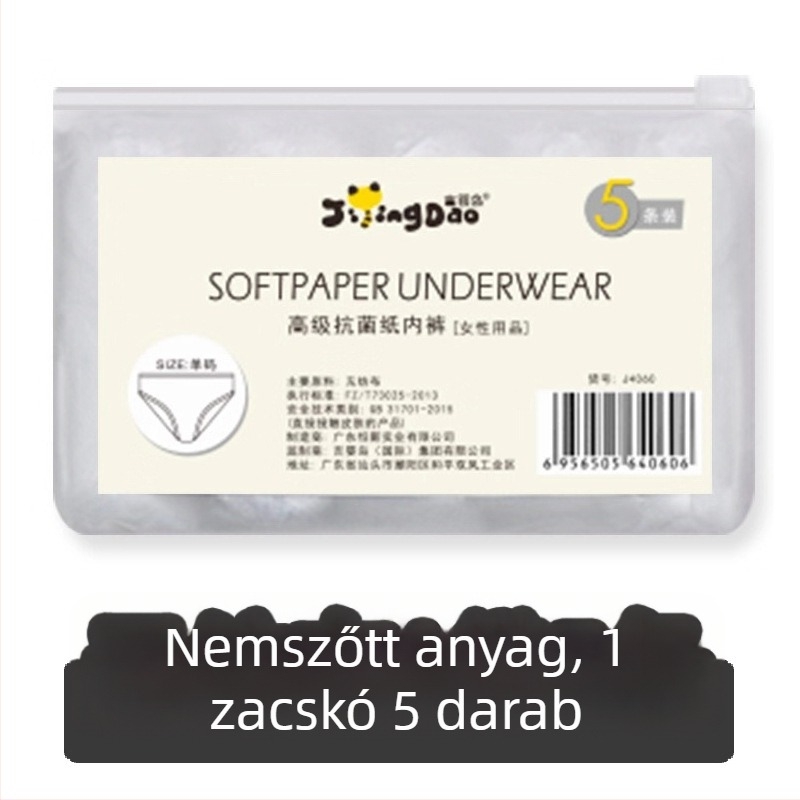 Egyszer használatos női alsónemű, 100% pamutból, posztpartum utazáshoz, lélegző, háromszög fazon