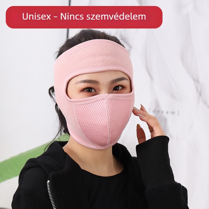 Meleg polár maszk szélvédett szemüveggel téli kerékpározáshoz