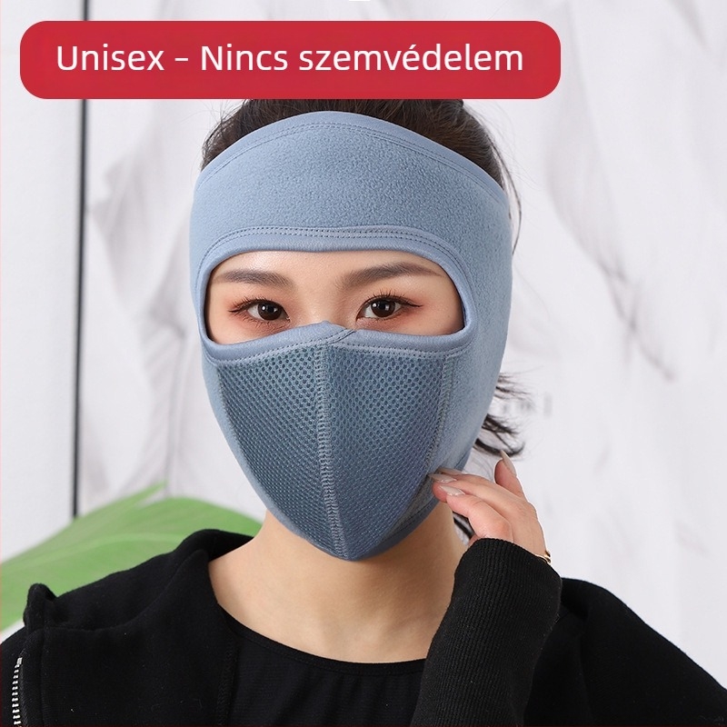 Meleg polár maszk szélvédett szemüveggel téli kerékpározáshoz