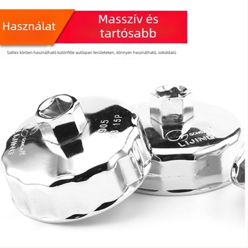 Acélból készült olajszűrő sapka kulcs bowls típusú szűrőkhöz – 903-as szerszám szétszereléshez és összeszereléshez