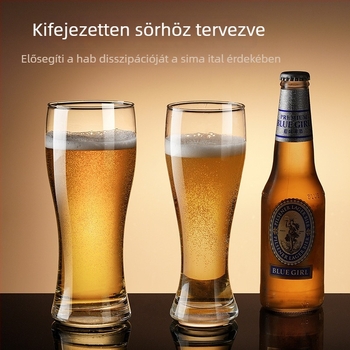 500 ml vastag falú sörös pohár, kézműves sörhöz