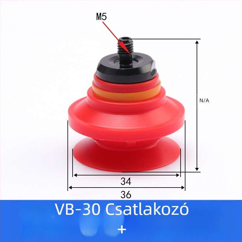 Ipari vákuumszívó csésze robot manipulátorokhoz, kiegészítők VB10–VB40, egyedi gyártású, nagy mennyiségekhez