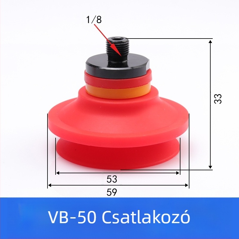 Ipari vákuumszívó csésze robot manipulátorokhoz, kiegészítők VB10–VB40, egyedi gyártású, nagy mennyiségekhez