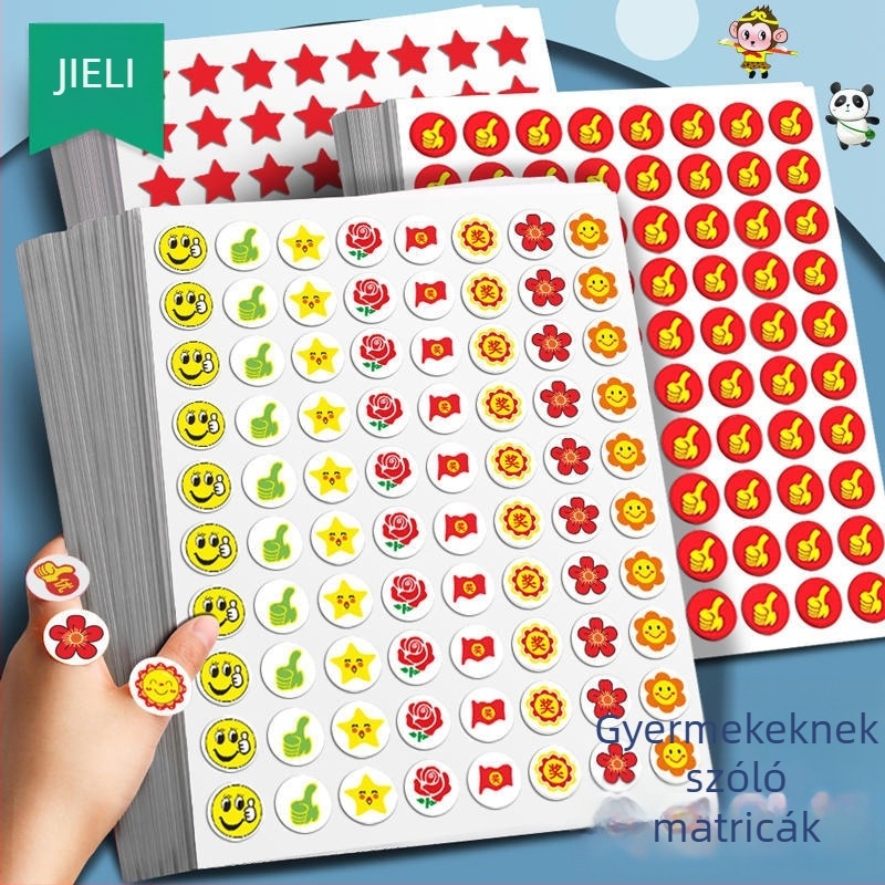 Óvodai jutalomatricák – mosolygó arcok, csillagok