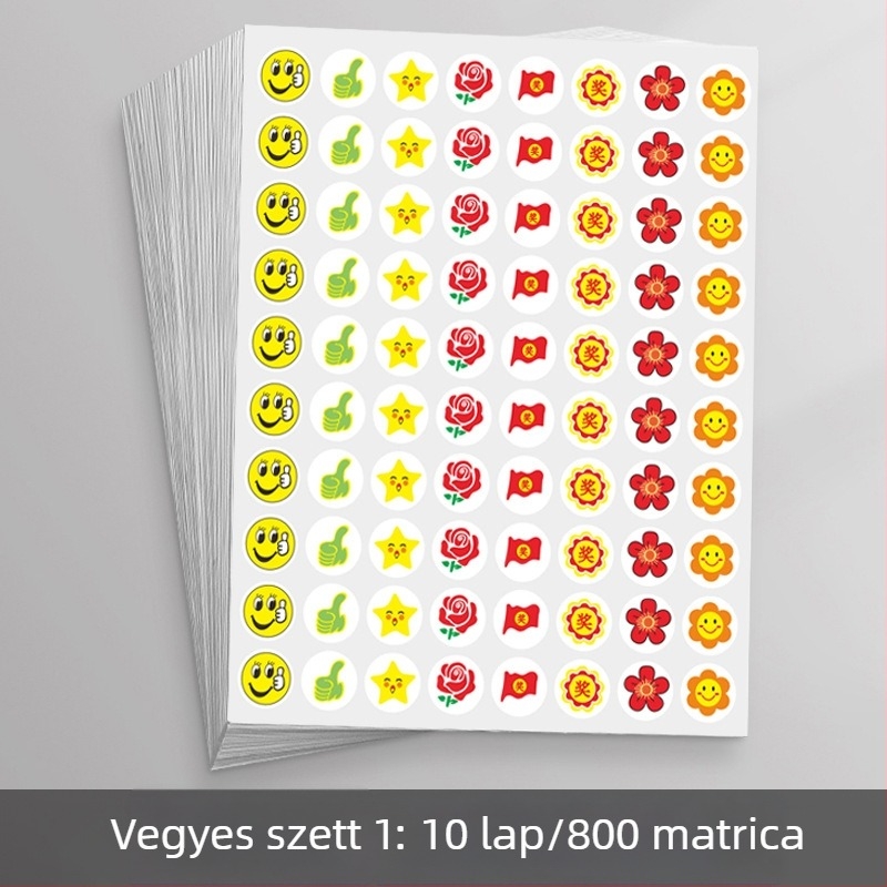 Óvodai jutalomatricák – mosolygó arcok, csillagok
