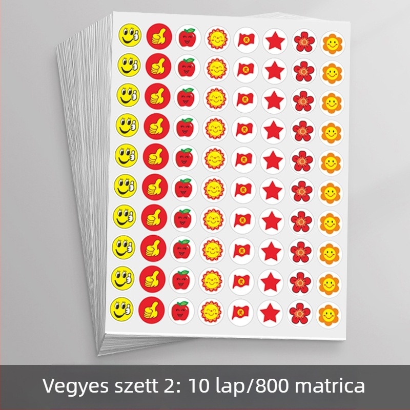 Óvodai jutalomatricák – mosolygó arcok, csillagok