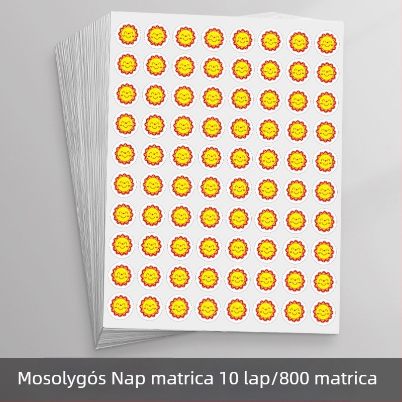 Óvodai jutalomatricák – mosolygó arcok, csillagok