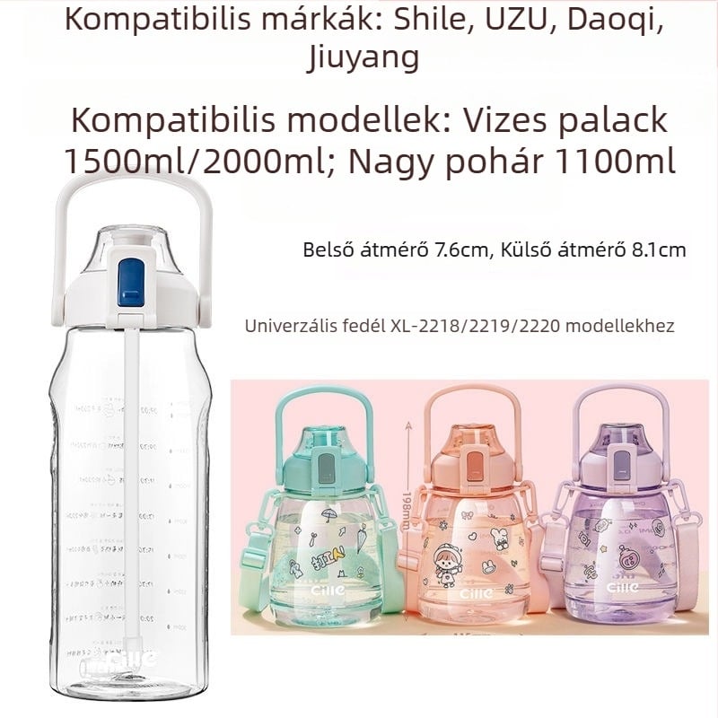 Shile eredeti fedél tartozék UZU termosz pohárhoz — műanyag, szivárgásmentes fedél