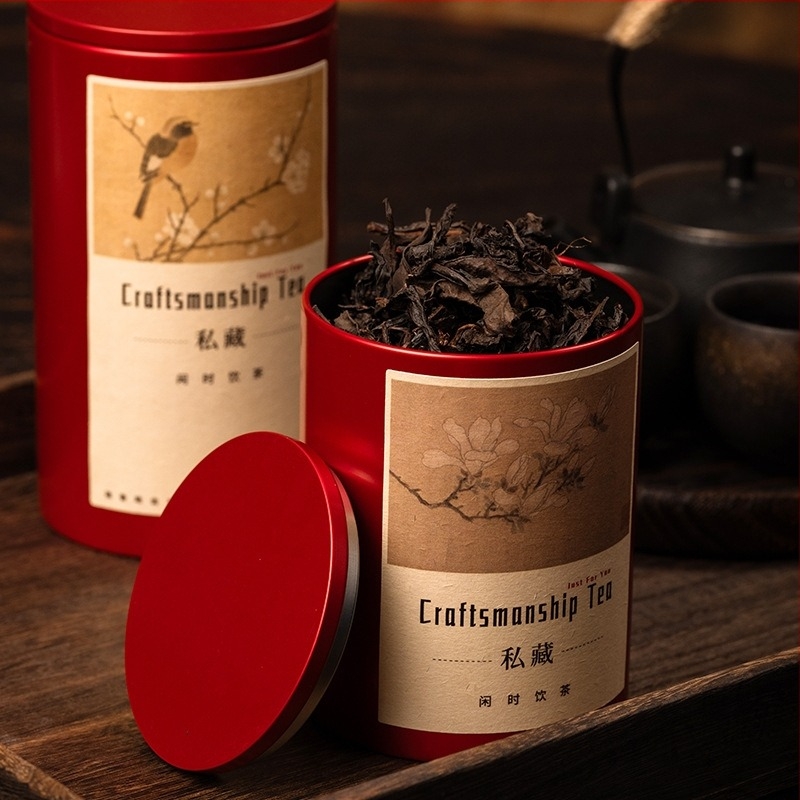 Prémium ősi fa Yunnan Yingde fekete tea fémdobozban, 50 g, lezárt fémdobozos csomagolás, White Needle, White Peony és Shoumei