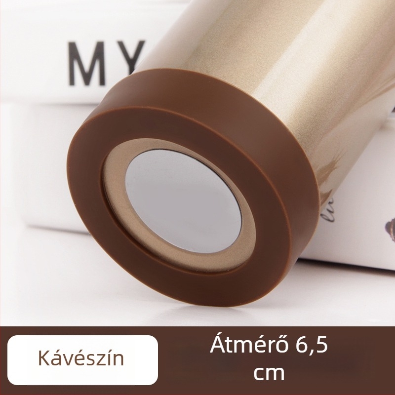 Szilikon alsó védőburkolat termosz pohárhoz, csúszásmentes, kopásálló, 6,5 cm