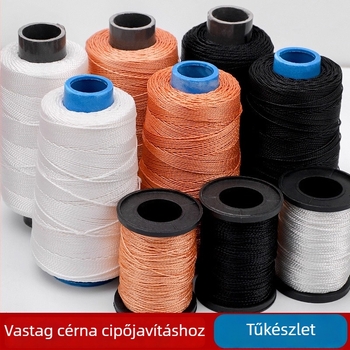 300 m nejlon cipőszál, viaszos cérna kézi varráshoz és kötéshez, cipőjavításhoz, sárkányhoz és horgászathoz