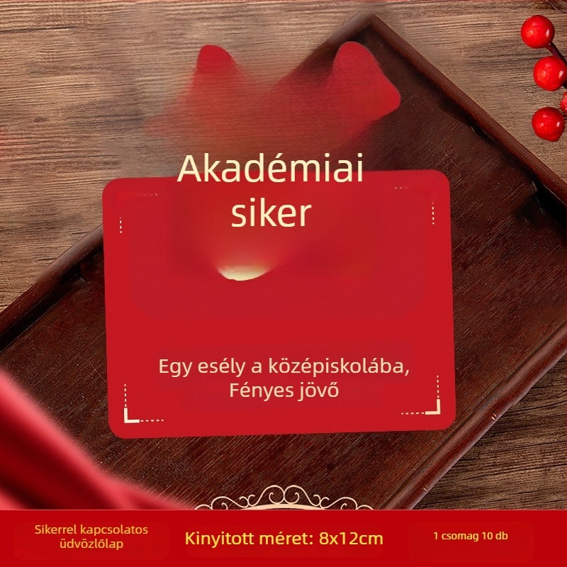 2025 Inspiráló diák üdvözlőlap – kézzel írt jókívánságok egyetemre felvételi vizsgára és ballagásra