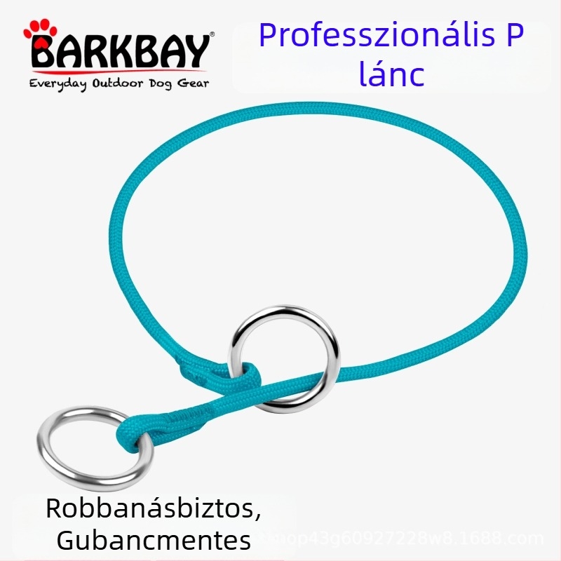 Barkbay P-Chain és P-Rope kutyanyakörv közepes és nagytestű kutyáknak – edző nyakörv