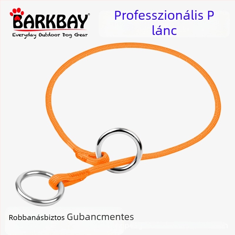 Barkbay P-Chain és P-Rope kutyanyakörv közepes és nagytestű kutyáknak – edző nyakörv