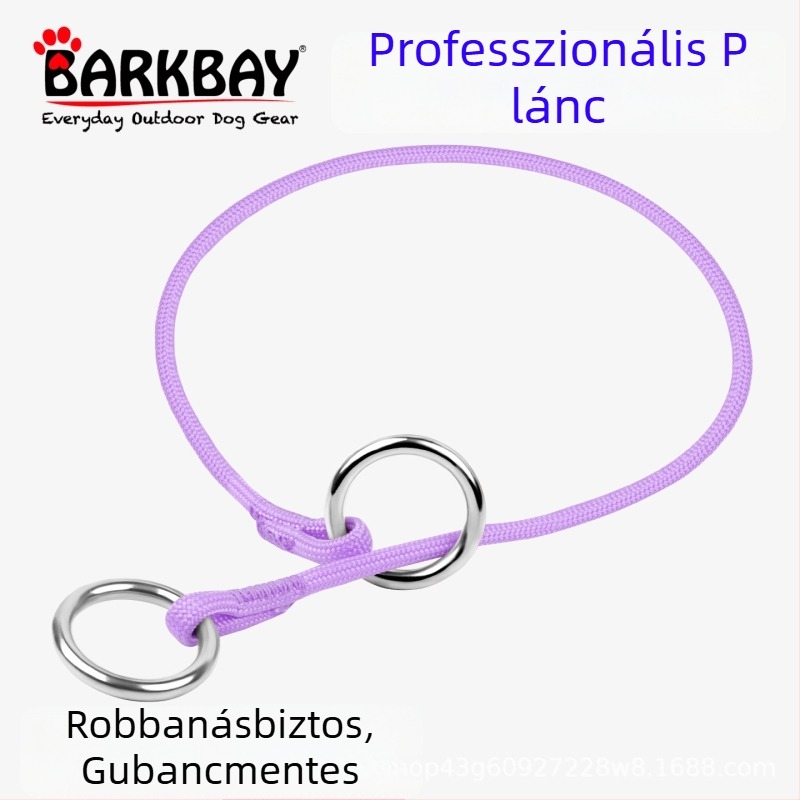 Barkbay P-Chain és P-Rope kutyanyakörv közepes és nagytestű kutyáknak – edző nyakörv