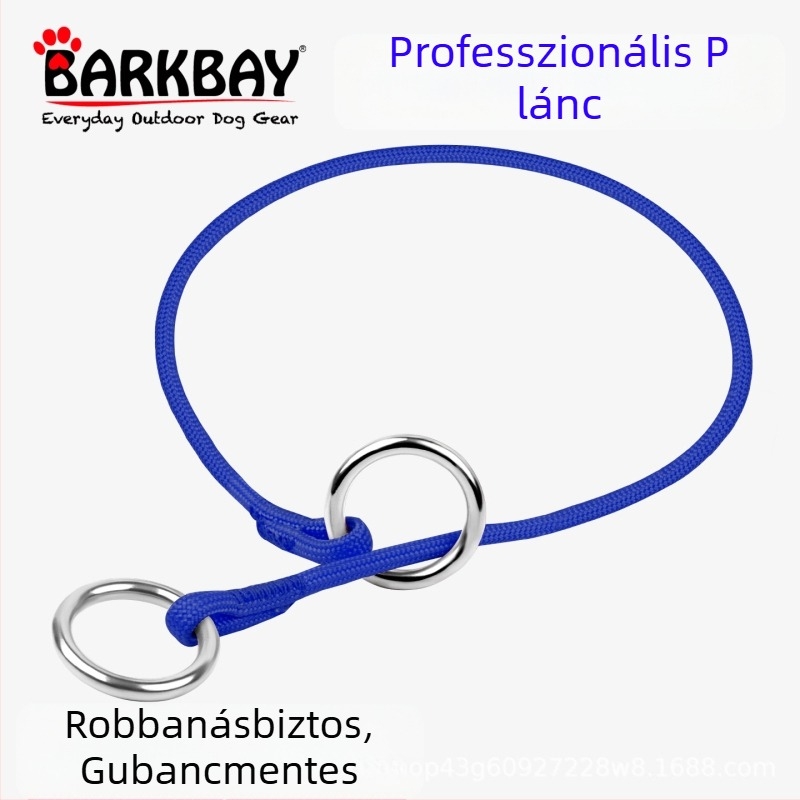 Barkbay P-Chain és P-Rope kutyanyakörv közepes és nagytestű kutyáknak – edző nyakörv