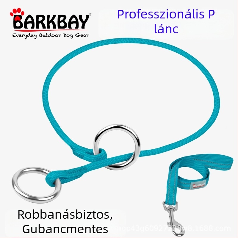 Barkbay P-Chain és P-Rope kutyanyakörv közepes és nagytestű kutyáknak – edző nyakörv