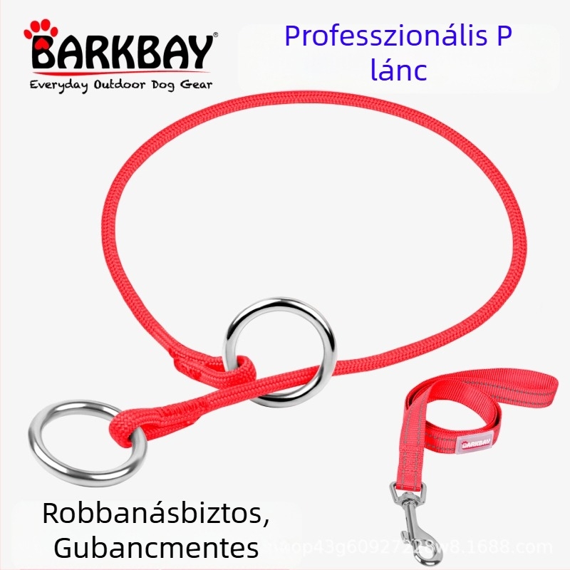 Barkbay P-Chain és P-Rope kutyanyakörv közepes és nagytestű kutyáknak – edző nyakörv