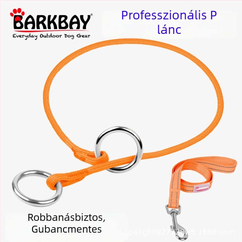 Barkbay P-Chain és P-Rope kutyanyakörv közepes és nagytestű kutyáknak – edző nyakörv