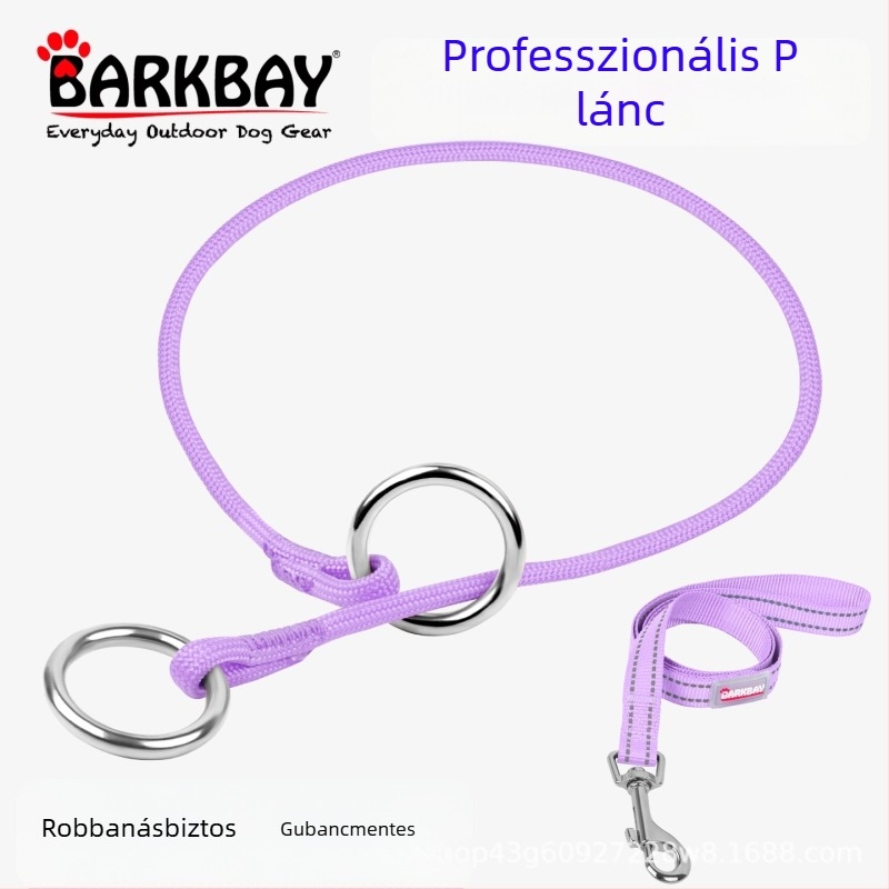 Barkbay P-Chain és P-Rope kutyanyakörv közepes és nagytestű kutyáknak – edző nyakörv