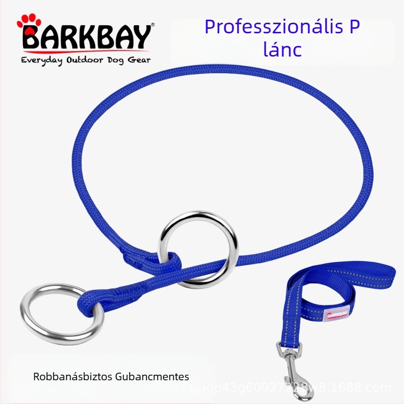 Barkbay P-Chain és P-Rope kutyanyakörv közepes és nagytestű kutyáknak – edző nyakörv