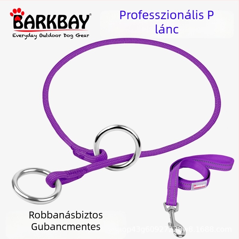 Barkbay P-Chain és P-Rope kutyanyakörv közepes és nagytestű kutyáknak – edző nyakörv