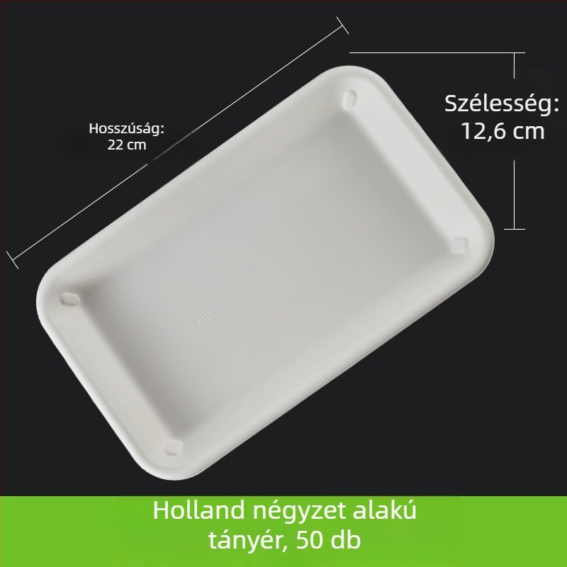 Eldobható felosztott papírtányér étkezésekhez és tortához, 11 hüvelyk