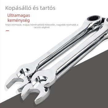 Kettős végű gyors racsnis kulcs, egy darabban, Torx nyílású nyitott végű kulcs autójavításhoz