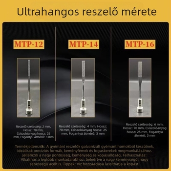 Ultrahangos reszelő eszköz MTP120, visszacsatoló pneumatikus csiszoló készülék kis ötvözetes reszelőkhöz és formákhoz, polírozás
