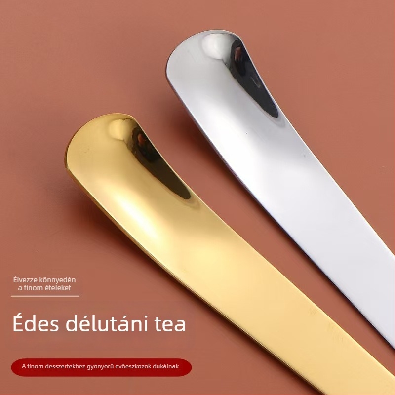 Rozsdamentes acél desszertkanalak: fagylaltkanál, tortakanál, sajtkeverő kanál, knedli töltőkanál