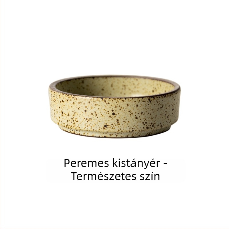 Sanxiang japán stílusú retro kerámia mártásos tál, kis kör alakú tál szószokhoz, ecethez és savanyúsághoz