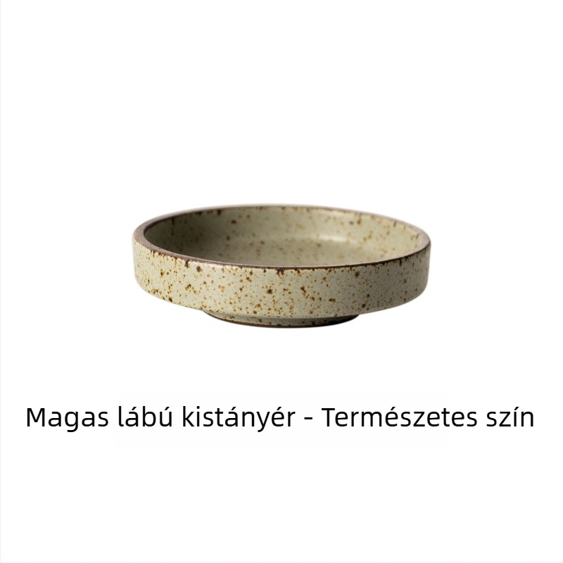 Sanxiang japán stílusú retro kerámia mártásos tál, kis kör alakú tál szószokhoz, ecethez és savanyúsághoz