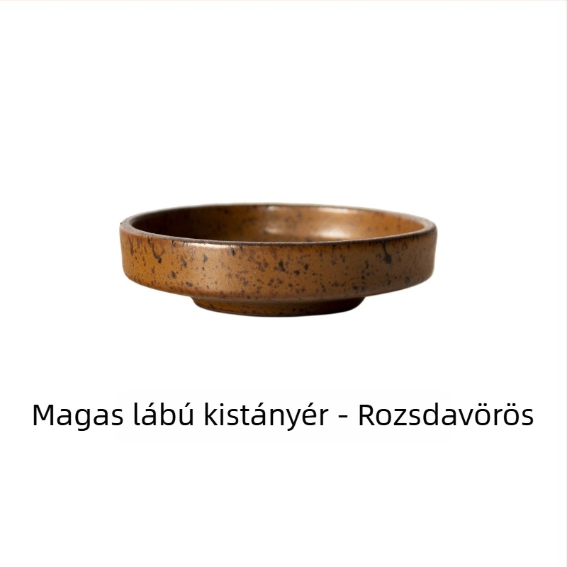 Sanxiang japán stílusú retro kerámia mártásos tál, kis kör alakú tál szószokhoz, ecethez és savanyúsághoz