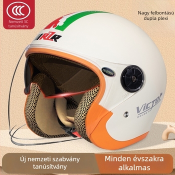 3C-s tanúsítványú elektromos kerékpár sisak, uniszex, téli meleg és hideg elleni védelem, dupla arcvédővel