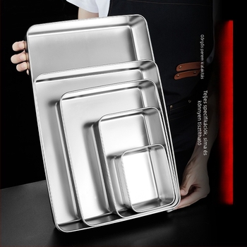 Rozsdamentes acél négyszögletes fedeles tál, tiramisú készítő tál, gőzölésre és sütésre, átmérő 18–18.9 cm