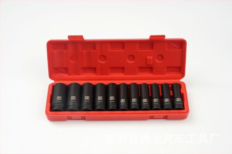 1/2 hüvelykes pneumatikus socket-készlet autóreparáláshoz, hossza 78, Plum Blossom dizájn