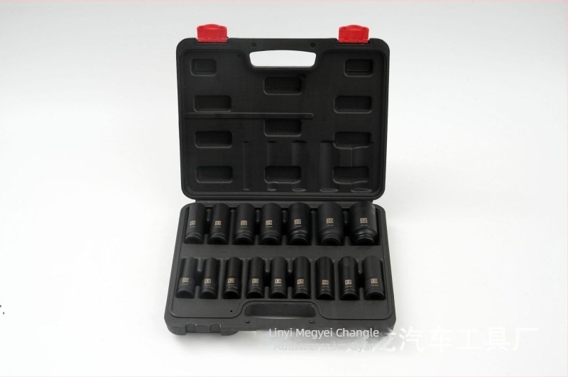 1/2 hüvelykes pneumatikus socket-készlet autóreparáláshoz, hossza 78, Plum Blossom dizájn