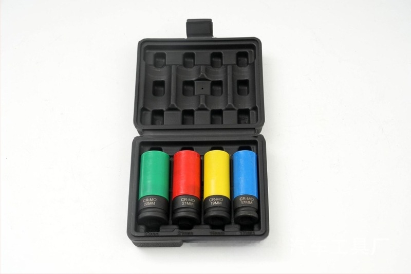 1/2 hüvelykes pneumatikus socket-készlet autóreparáláshoz, hossza 78, Plum Blossom dizájn