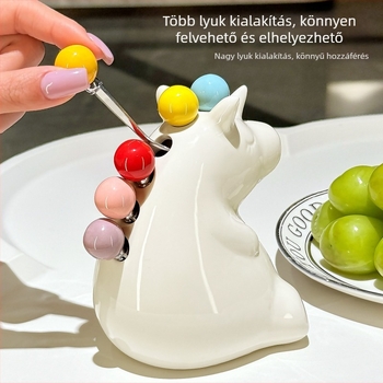 Rozsdamentes acél gyümölcs villa, háztartási használatra, elegáns, magas színvonalú, ízlésesen tervezett, gyerekbarát