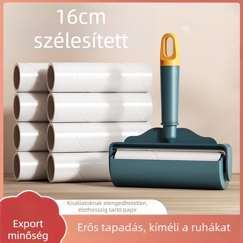 Szöszmentesítő görgő ruhákhoz, otthoni használatra, leválasztható ragasztó tekercsek, szösz és por eltávolítása, csere hengerek