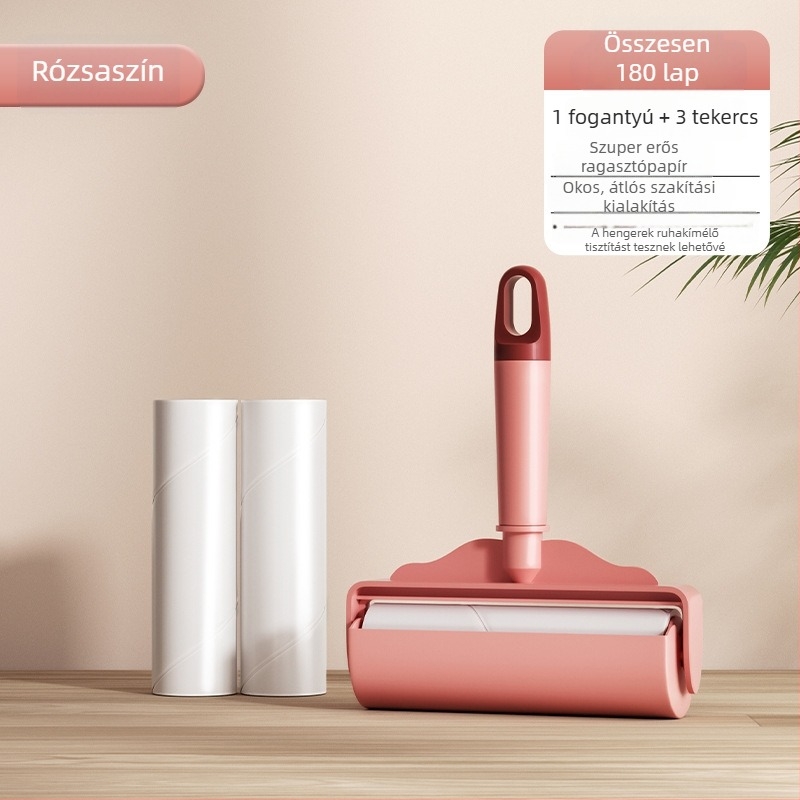 Szöszmentesítő görgő ruhákhoz, otthoni használatra, leválasztható ragasztó tekercsek, szösz és por eltávolítása, csere hengerek