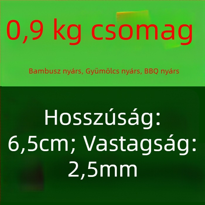 Egyszer használatos bambusz gyümölcsnyársak – hosszú egyvégű fogasok gyümölcsökhöz, grillezéshez és sült ételekhez