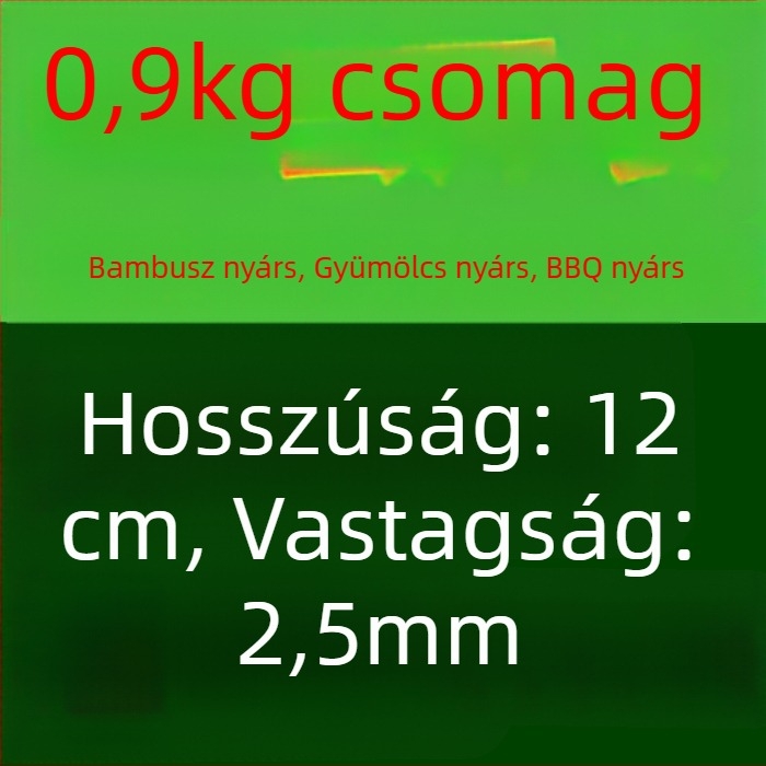 Egyszer használatos bambusz gyümölcsnyársak – hosszú egyvégű fogasok gyümölcsökhöz, grillezéshez és sült ételekhez