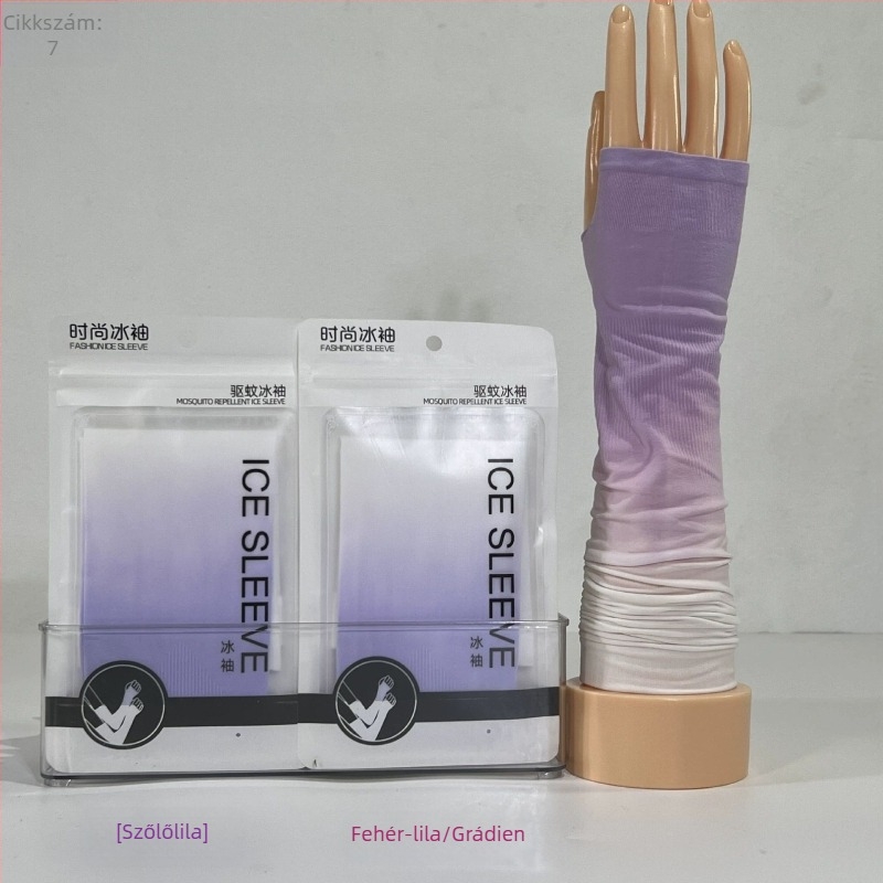 Uniszex gradient Ice Silk karvédők, UV-védelem, hűtő hatás vezetéshez és kerékpározáshoz