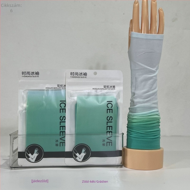 Uniszex gradient Ice Silk karvédők, UV-védelem, hűtő hatás vezetéshez és kerékpározáshoz